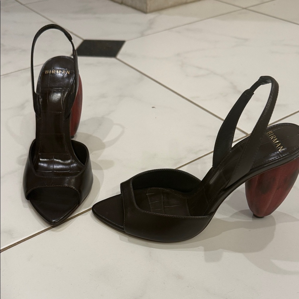 Alexandre Birman Black and Red Heels